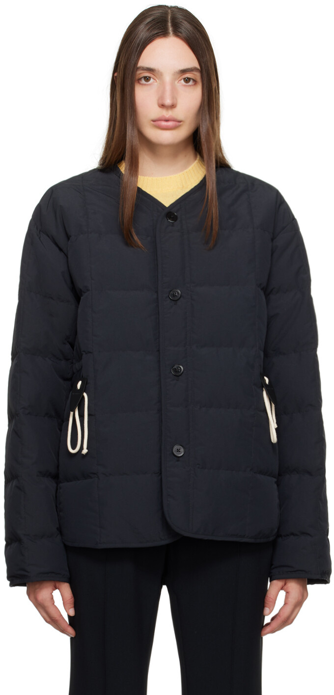 

Черный складной пуховик Черный Jil Sander
