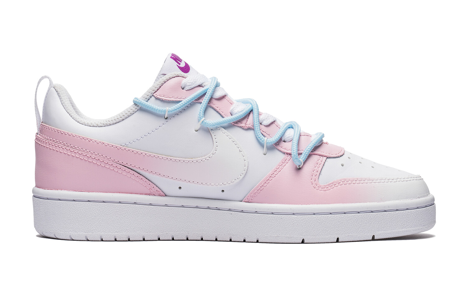 

Кроссовки Nike Court Borough Skateboarding Shoes Women's Low-top Pink/white, розовый