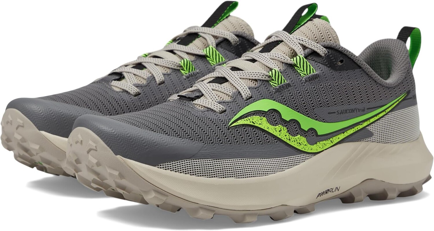 

Кроссовки Peregrine 13 Saucony, цвет Gravel/Slime