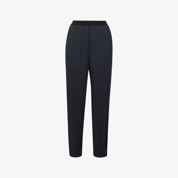 

Зауженные брюки Leona с завышенной талией Reiss, черный