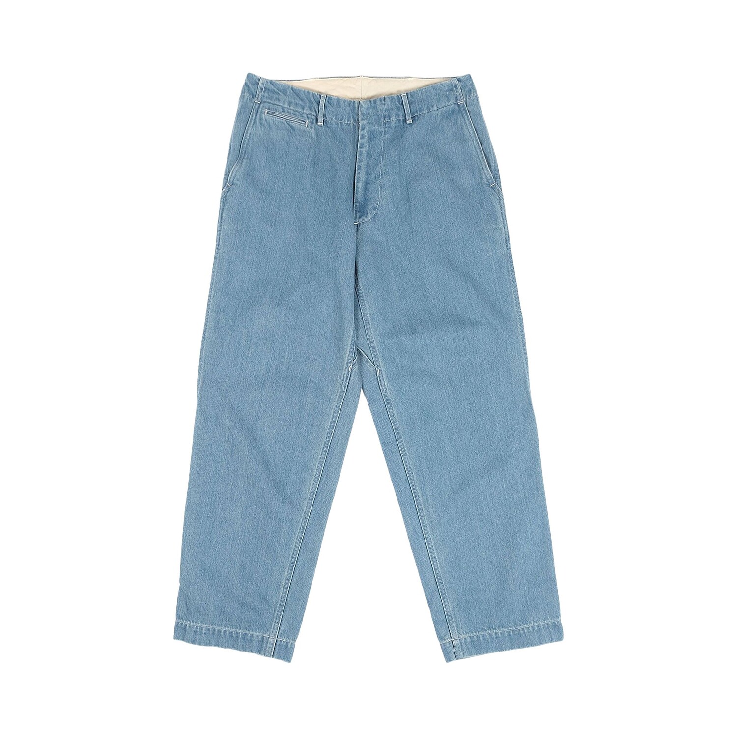 

nanamica Широкие джинсовые брюки цвета Indigo Bleach