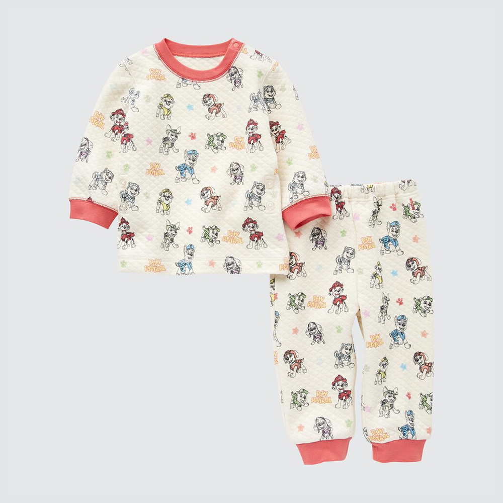 

Пижамный комплект Uniqlo Infant Paw Patrol, светло-бежевый