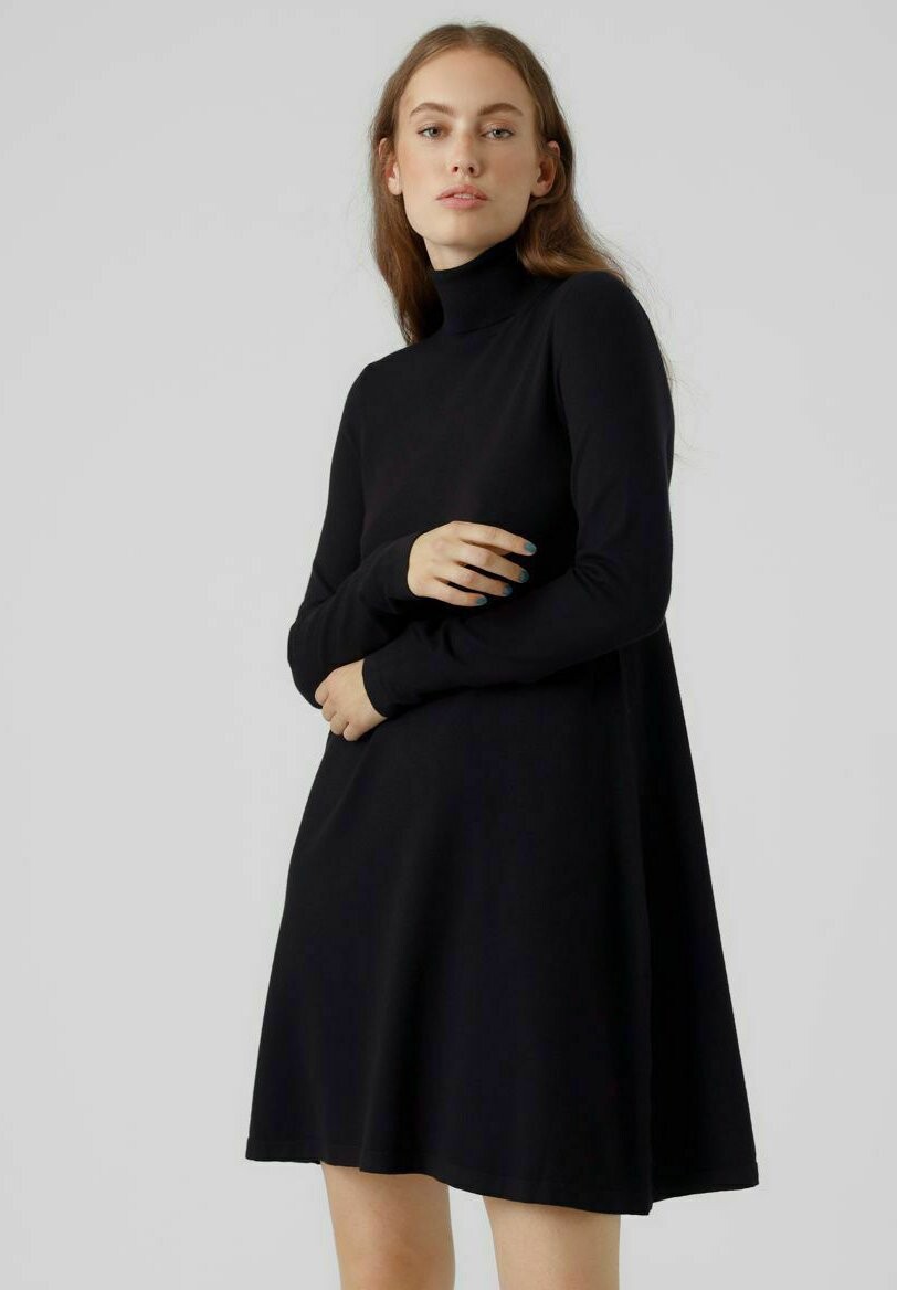 

Вязаное платье Vero Moda, черный