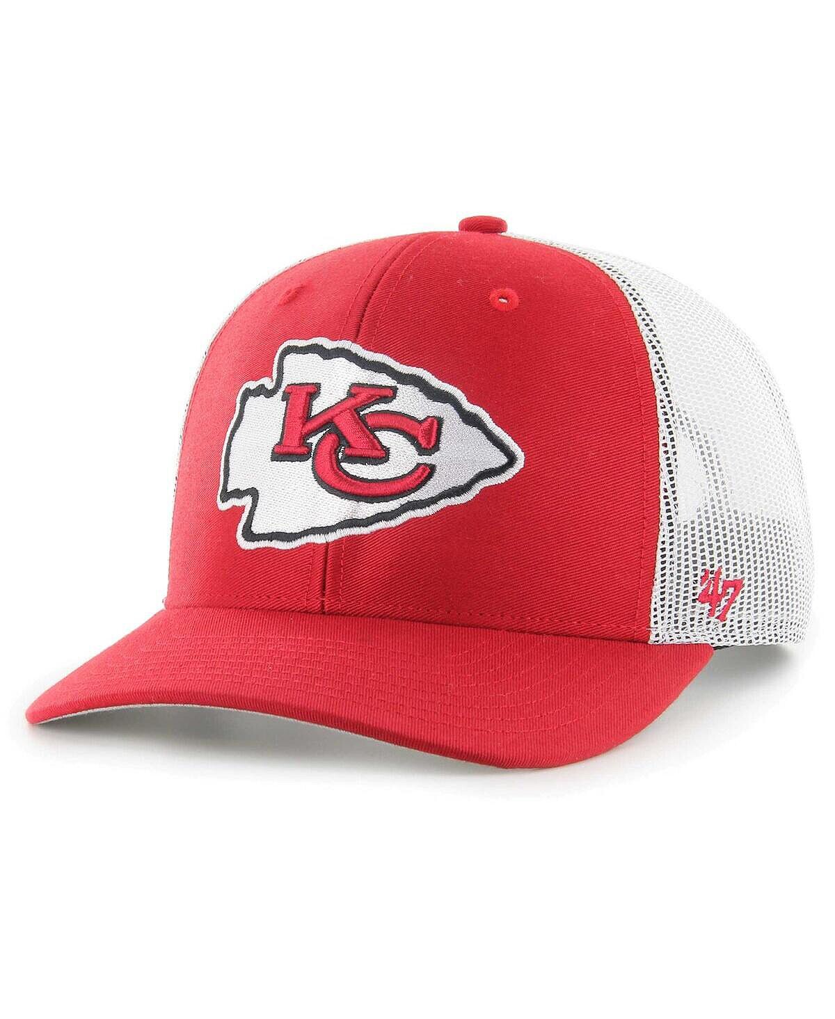 

Мужская красная регулируемая кепка дальнобойщика Kansas City Chiefs '47 Brand