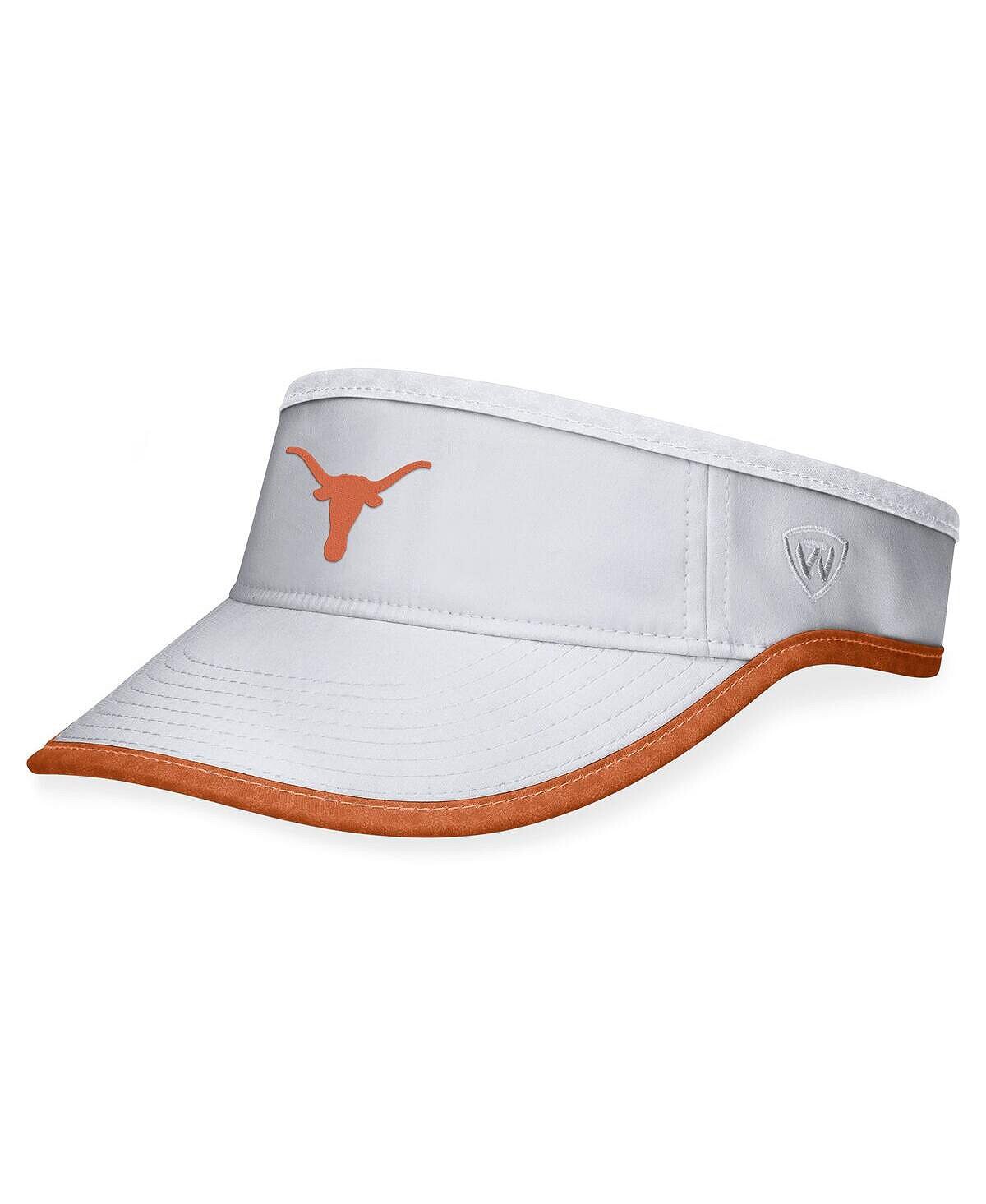 

Мужские белые регулируемые козырьки Texas Longhorns Daybreak Top of the World