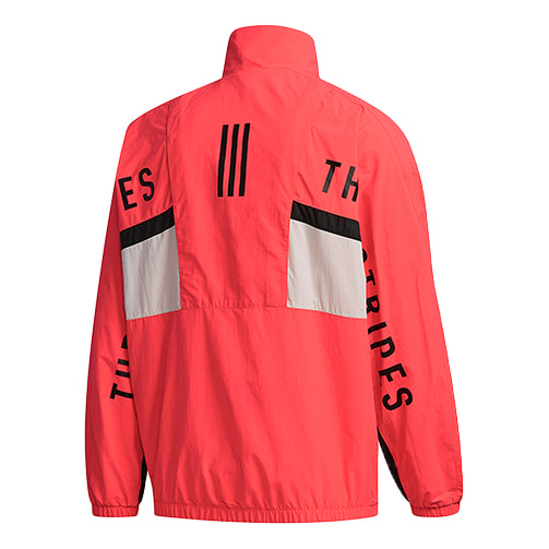 Куртка adidas Alphabet Colorblock Stand Collar Jacket Red, красный