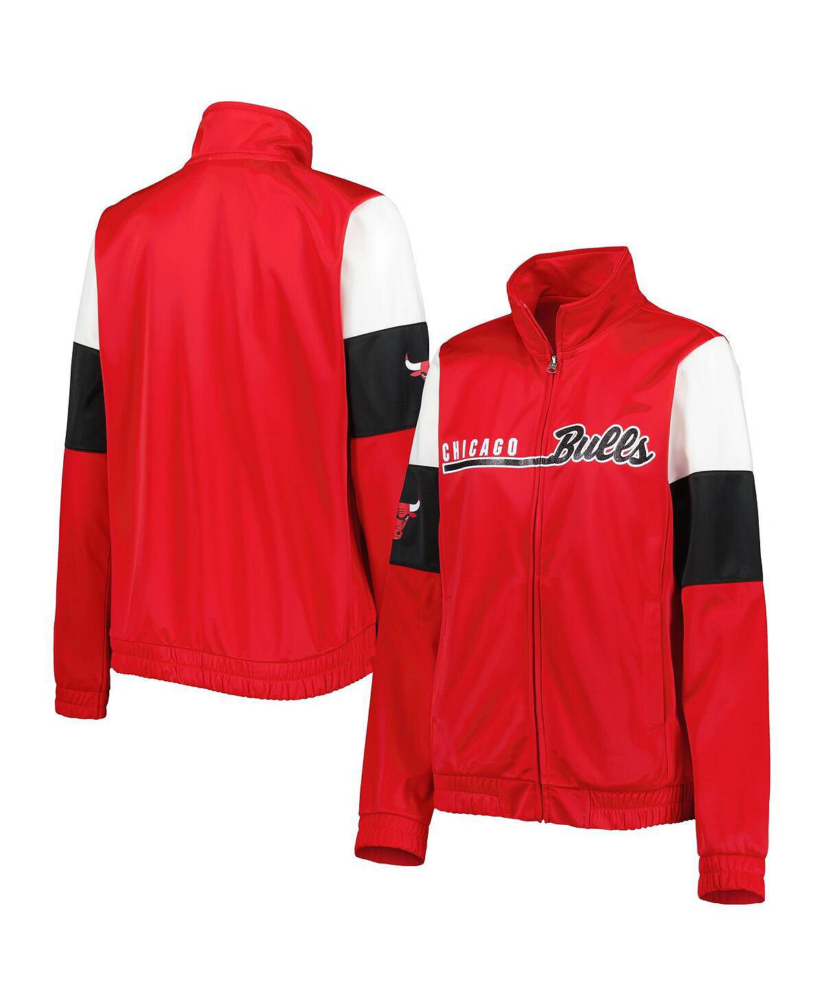 Женская спортивная куртка с молнией во всю длину Red Chicago Bulls Change Up G-III 4Her by Carl Banks, красный carl martin red repeat эффект гитарный