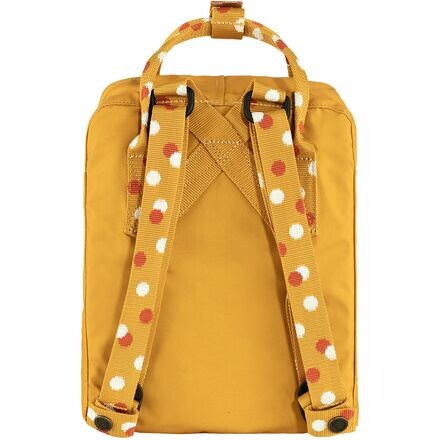 

Kanken Mini 7L Backpack Fjallraven, цвет Ochre/Confetti Pattern