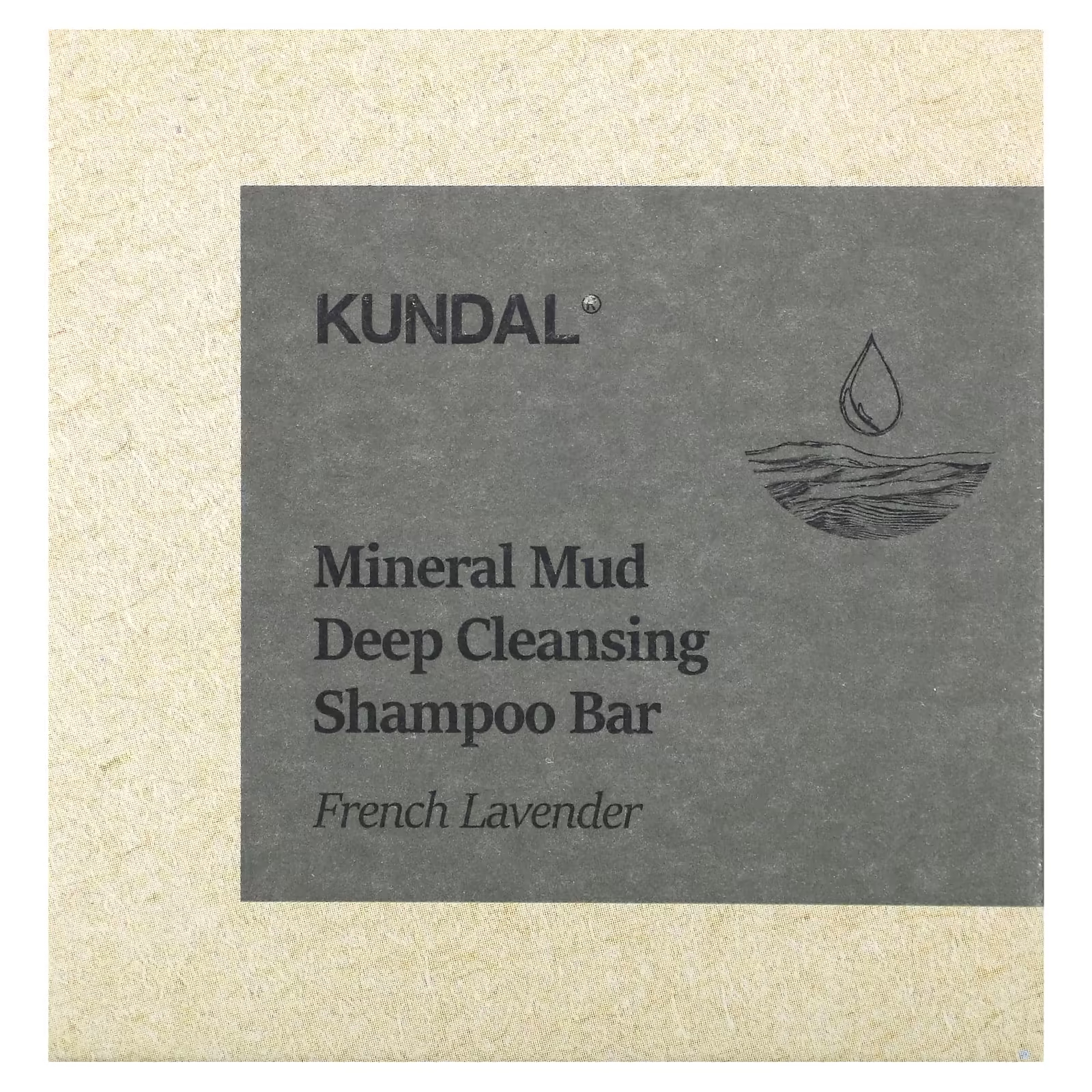 Минеральная грязь Kundal Mineral Mud Deep Cleansing Shampoo Bar с французской лавандой