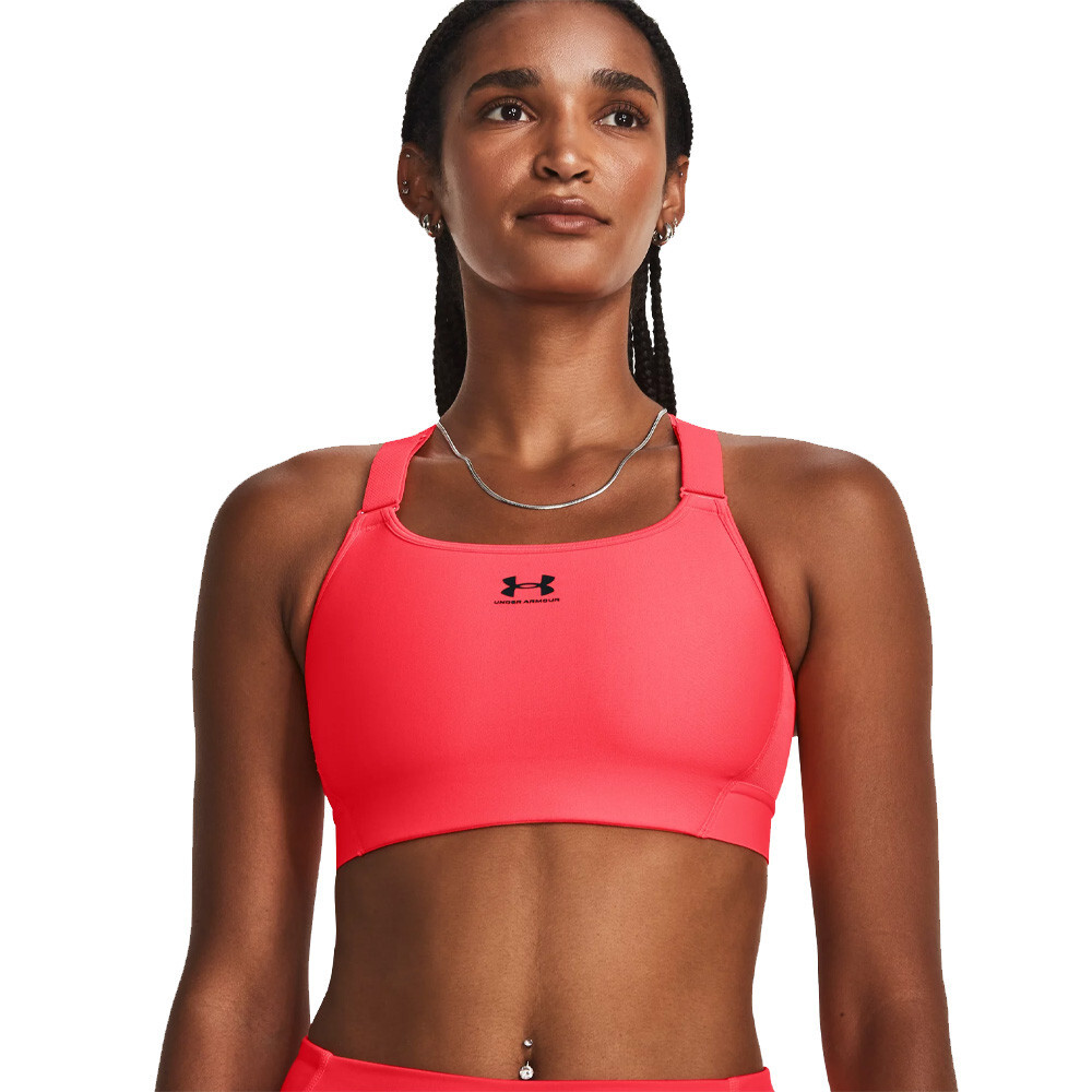 

Спортивный бра Under Armour HeatGear High Crossback, розовый