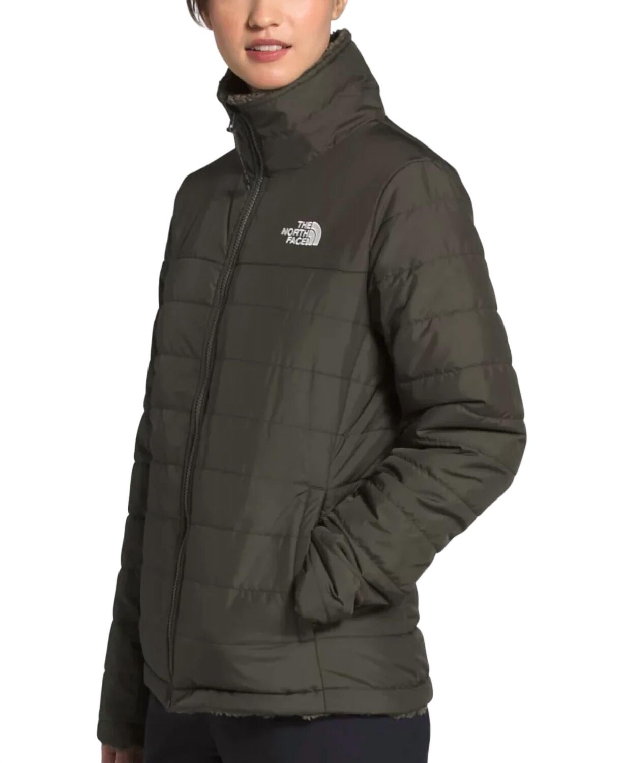 

Утепленная двусторонняя куртка Mossbud New Taupe Green The North Face