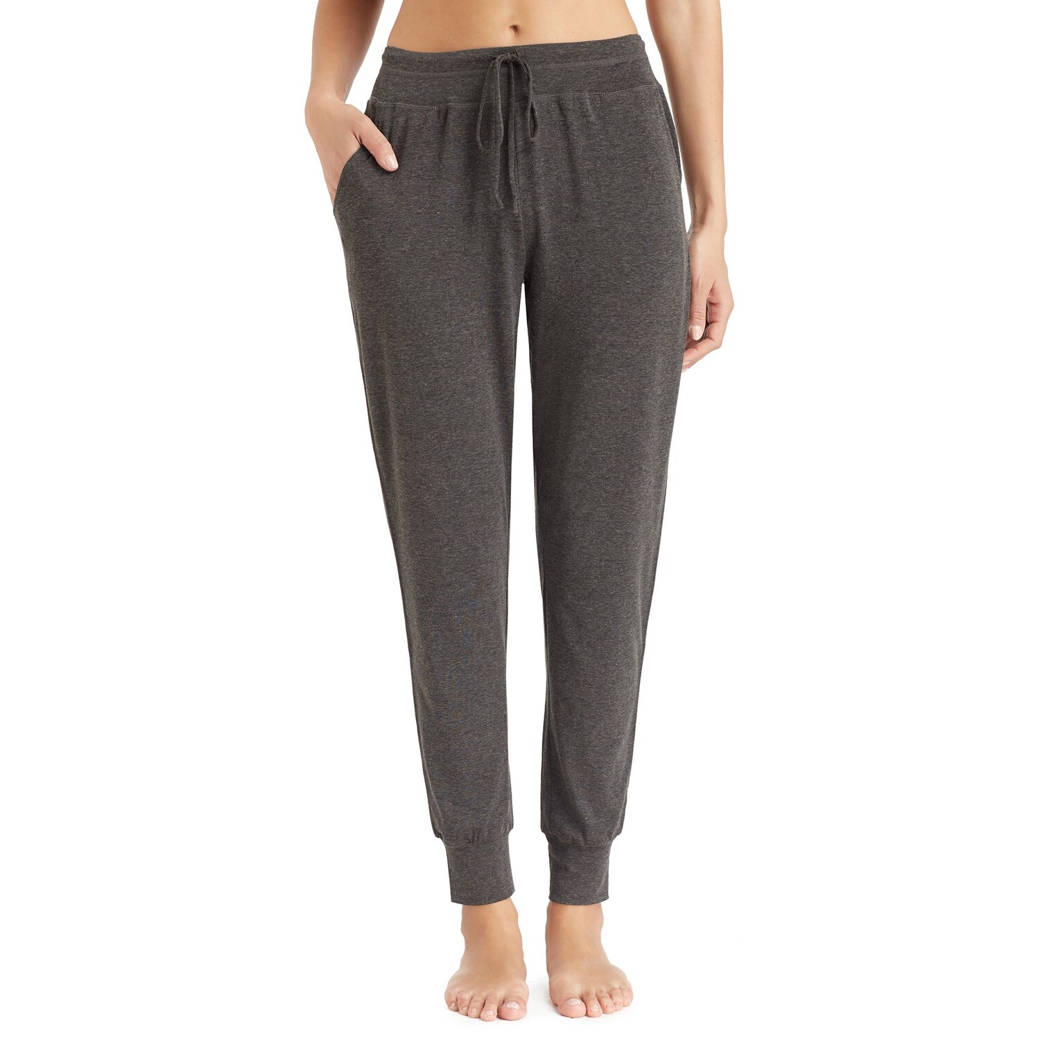 

Женские пижамы Cuddl Duds: брюки для сна Essential с полосками внизу Cuddl Duds