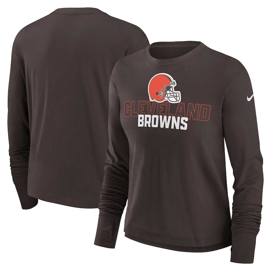 

Футболка с длинным рукавом Nike Cleveland Browns, коричневый