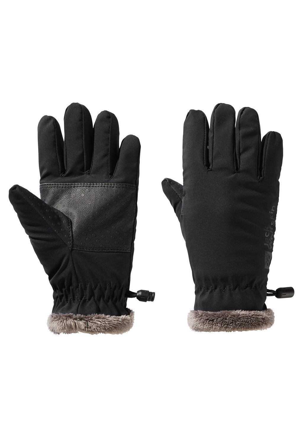 цена Перчатки HIGHLOFT Jack Wolfskin, цвет black