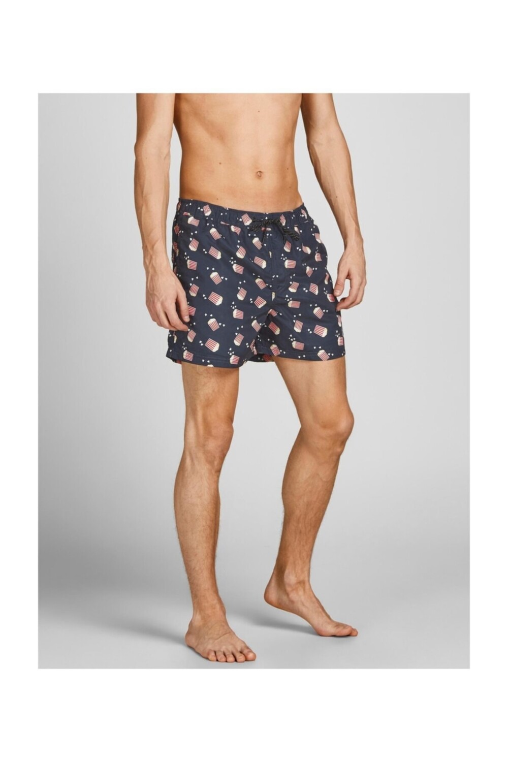 

Шорты для плавания - Темно-синие - Графика Jack & Jones, темно-синий