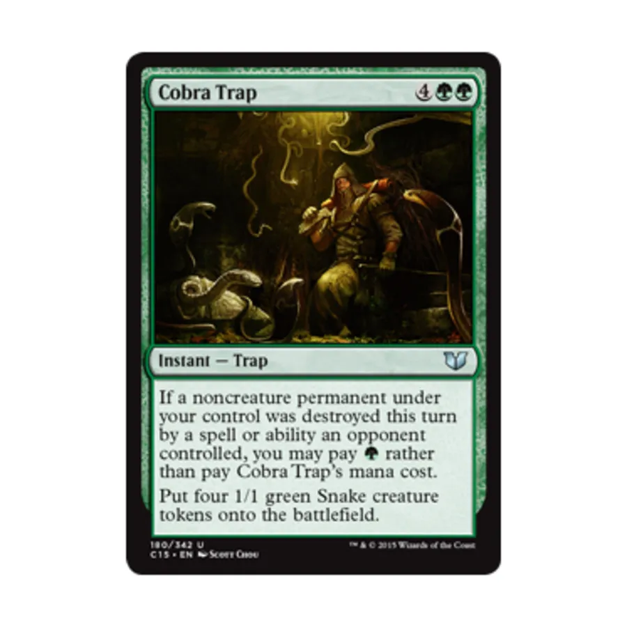 

CCG Ловушка кобры (U), MTG - Commander 2015