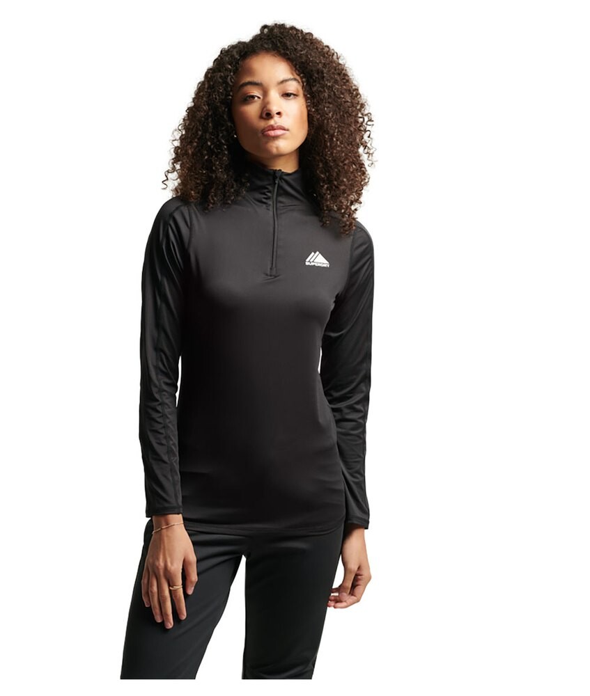 

Базовый слой Superdry Half Zip Base Layer, черный