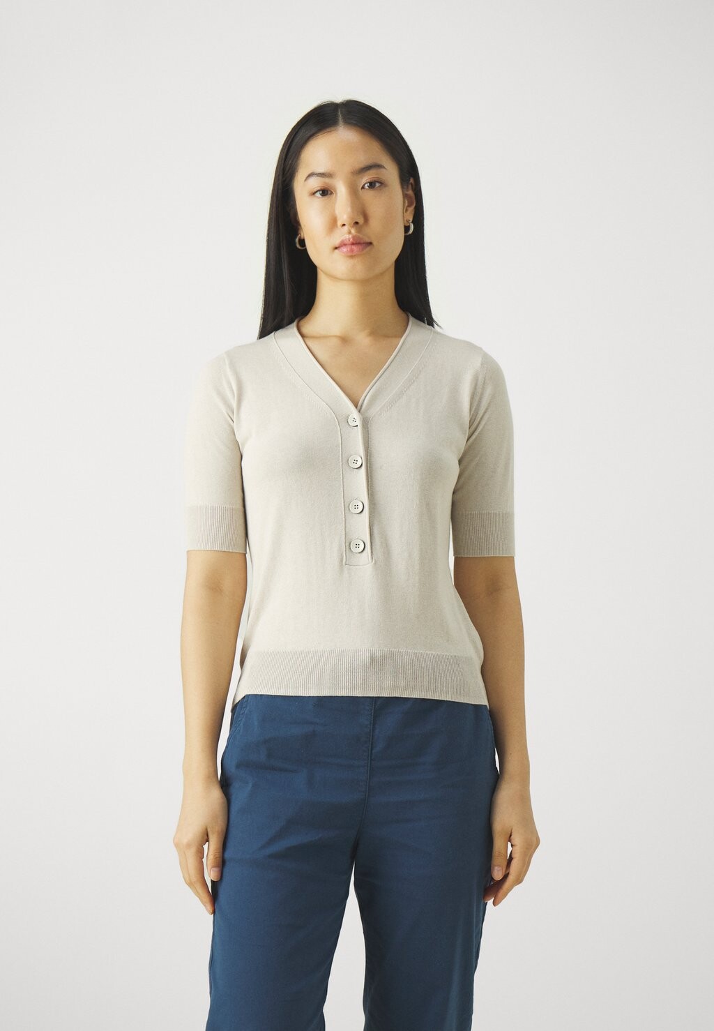 

Футболка базовая Max Mara Leisure, цвет roccia