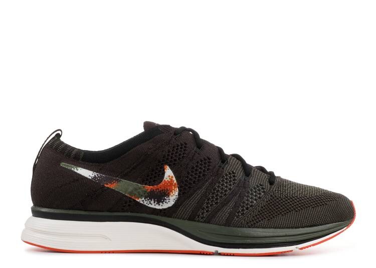 

Кроссовки Nike FLYKNIT TRAINER 'DARK GREEN', зеленый, Зеленый;черный