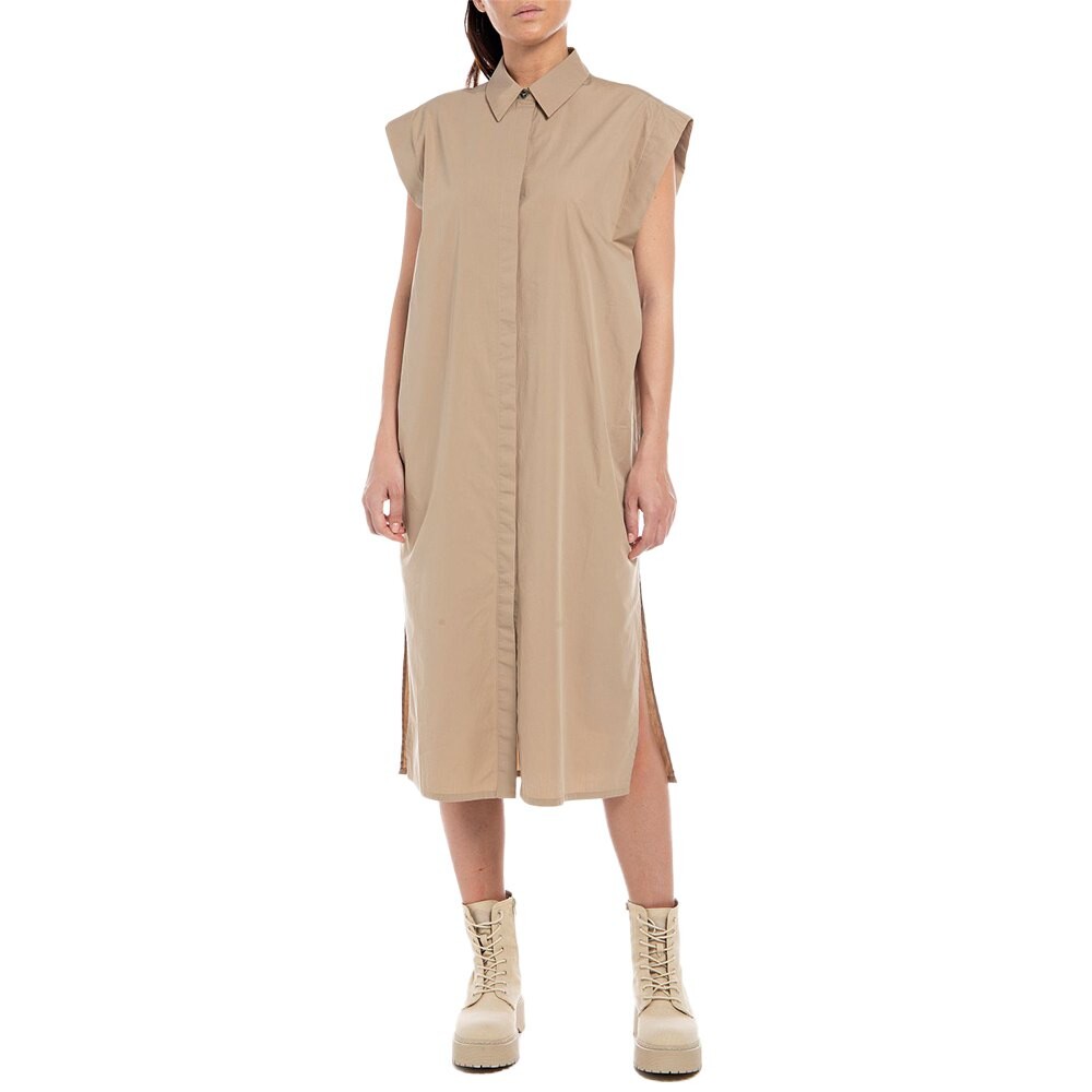 

Платье миди Replay W9010.000.83214 Sleeveless, бежевый