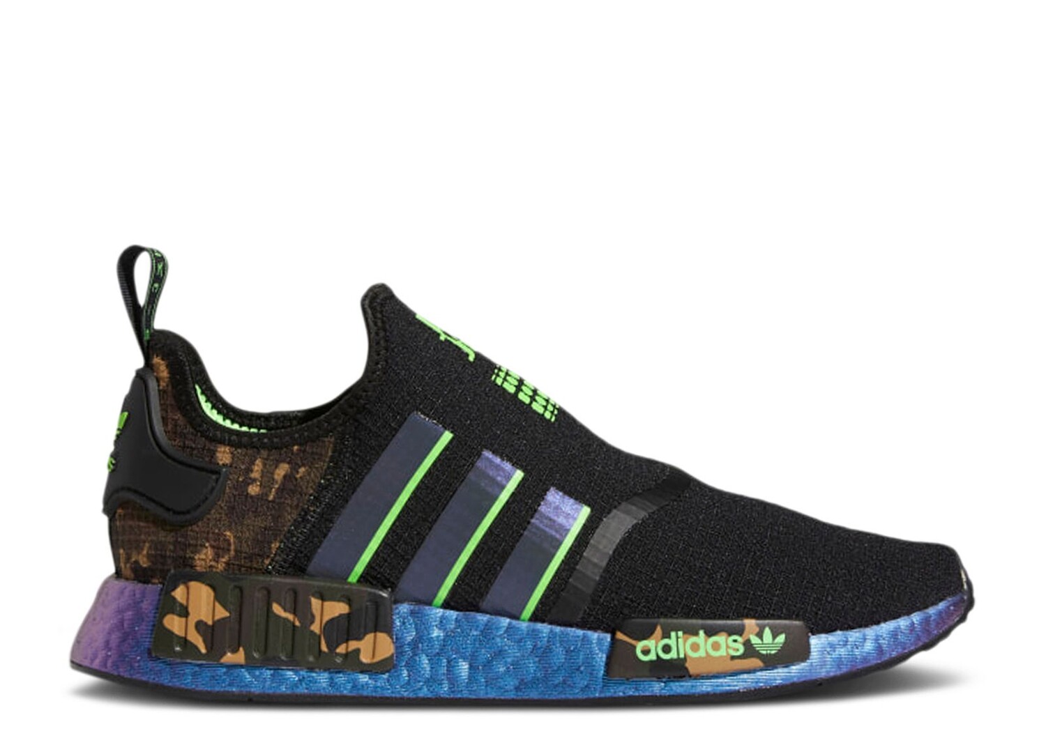 

Кроссовки adidas Juju Smith-Schuster X Nmd_R1 'Black Camo Print', черный