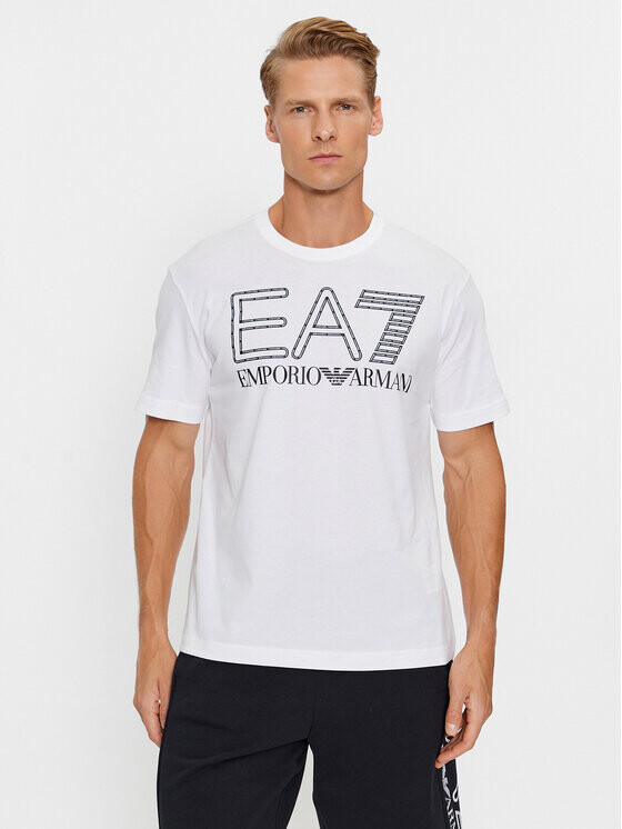 

Футболка стандартного кроя Ea7 Emporio Armani, белый