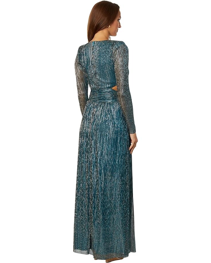 

Платье Lilly Pulitzer Latrice Long Sleeve Maxi, цвет Blue Rhapsody Metallic Knit Crinkle