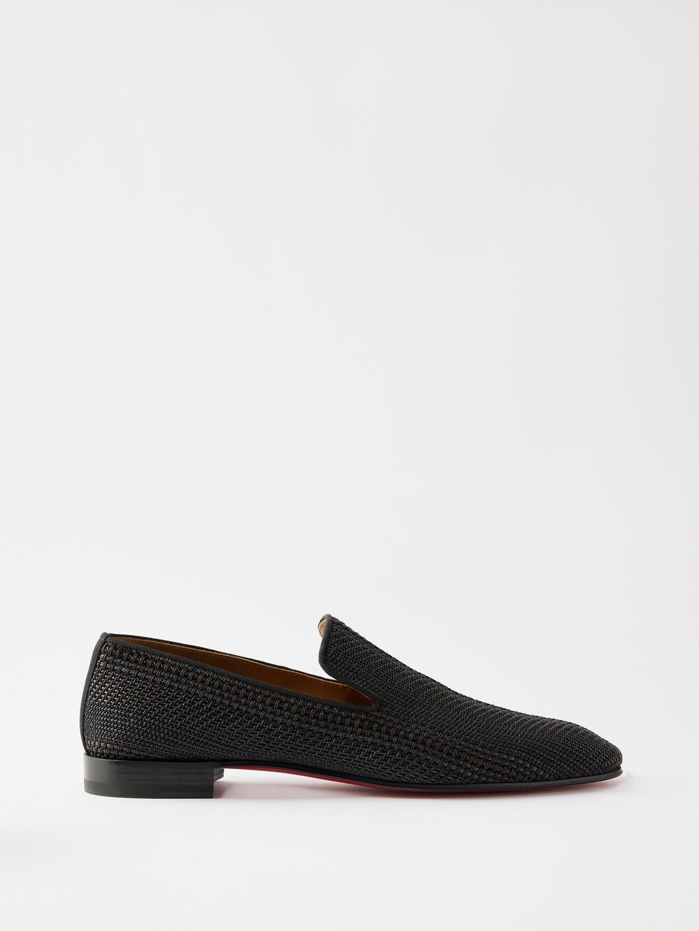 

Лоферы dandelion из смесового хлопка Christian Louboutin, черный