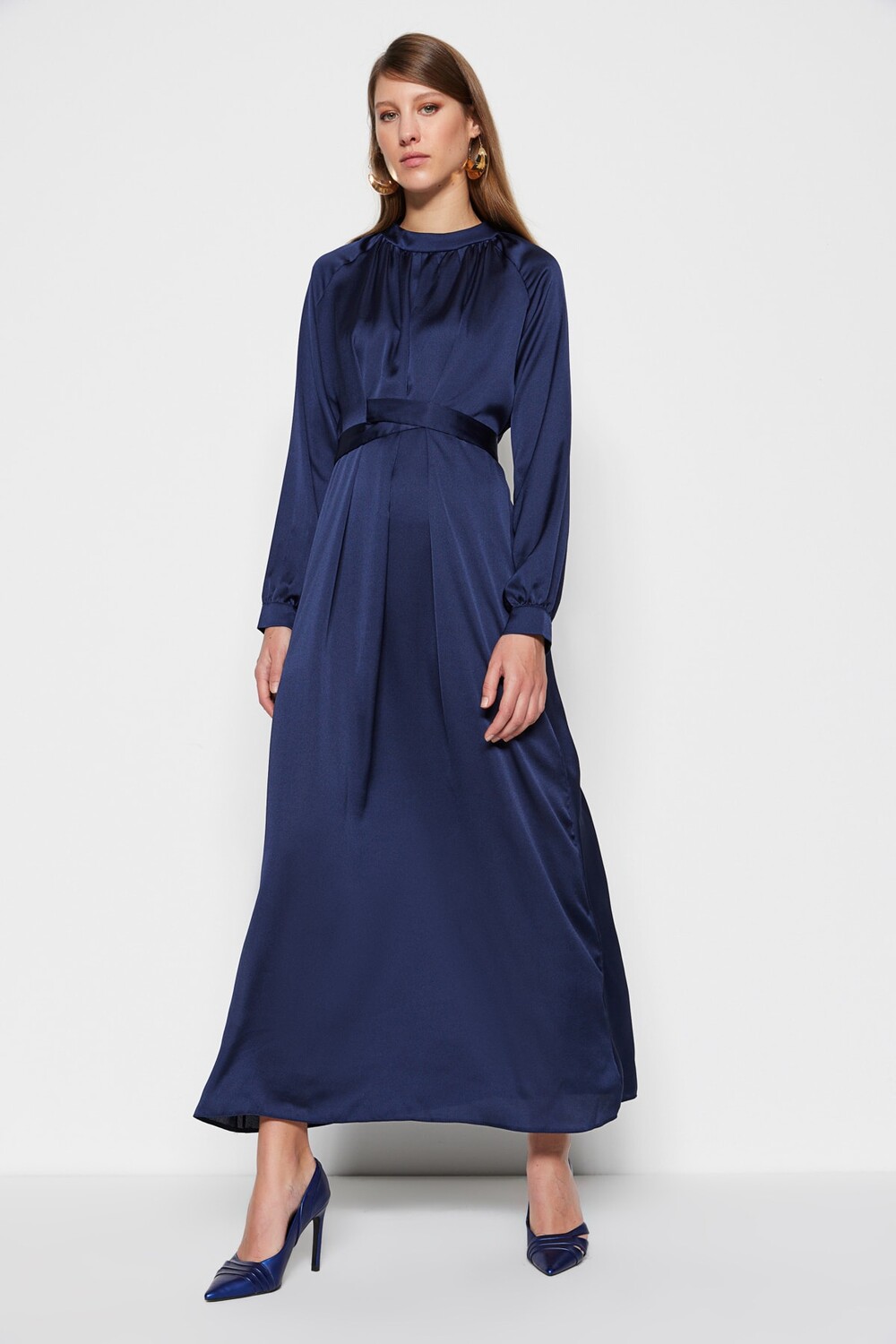 

Вечернее платье - Темно-синий - Макси Trendyol Modest, темно-синий, Черный, Вечернее платье - Темно-синий - Макси Trendyol Modest, темно-синий