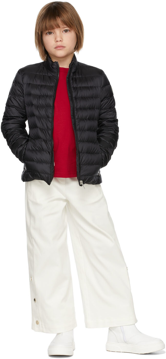 

Детская красная футболка с логотипом Красная Moncler Enfant