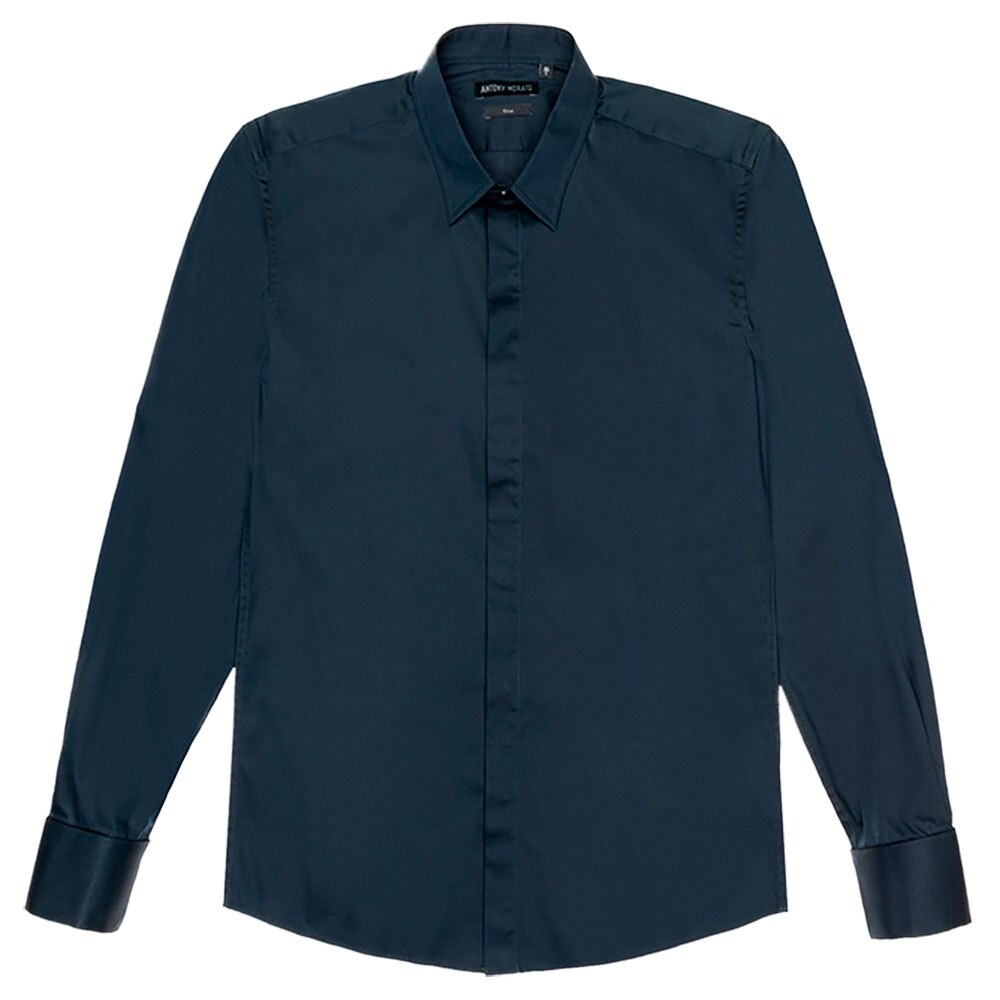 

Рубашка с длинным рукавом Antony Morato MMSL00420-FA450001-7051 Slim Fit, синий