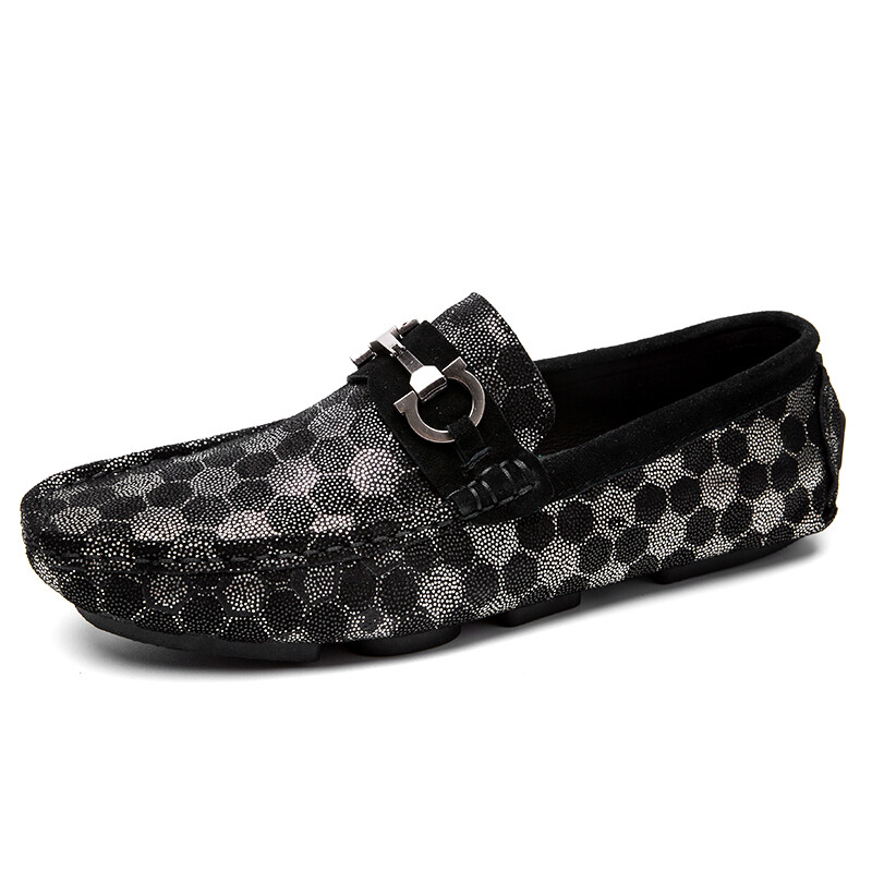

Gommino Лоферы Унисекс Concubine Beauty, цвет 0929 Black Iron Buckle