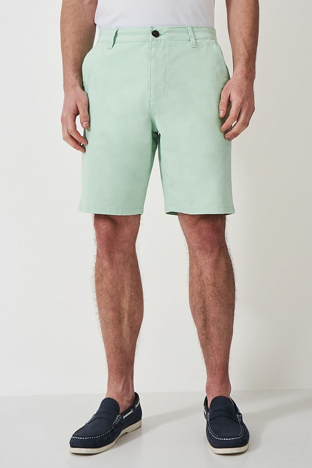 

Классические хлопковые шорты-чиносы Crew Clothing из эластичного хлопка Crew Clothing Company, зеленый