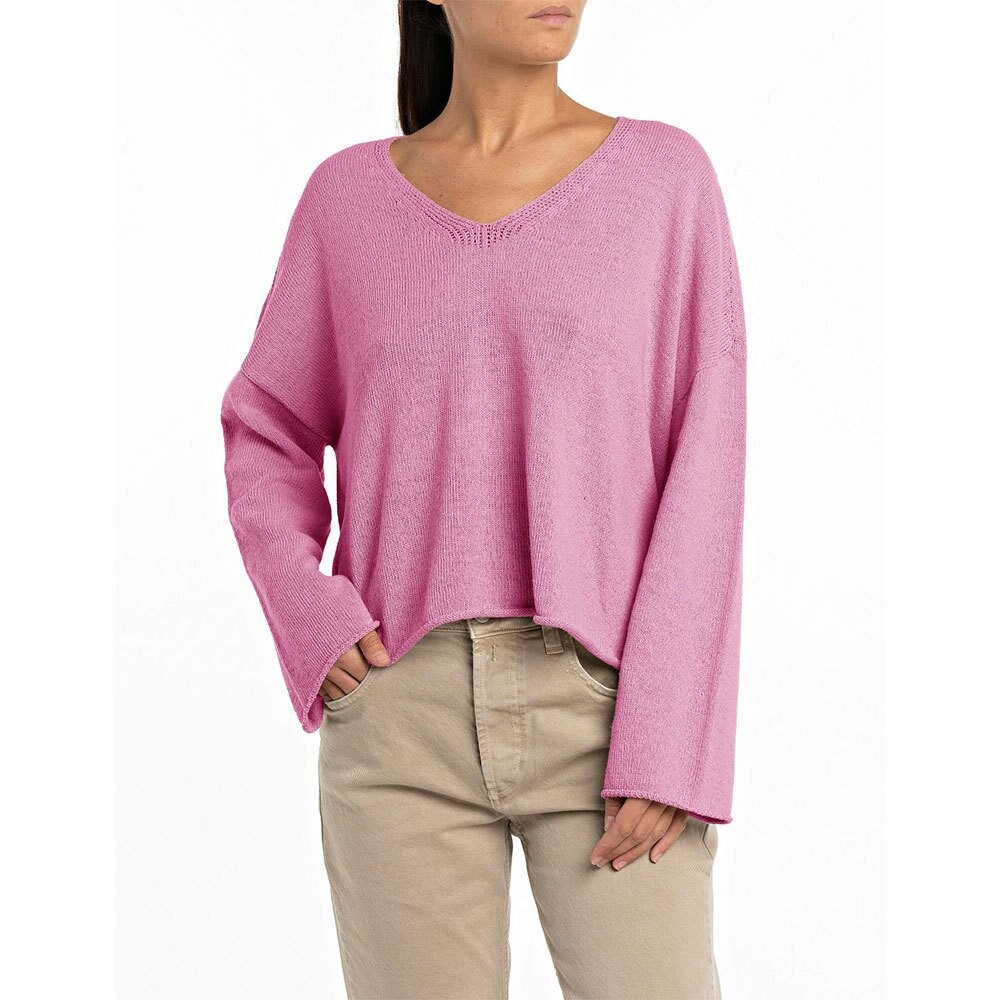 

Свитер Replay DK6068.000.G23640 V Neck, розовый
