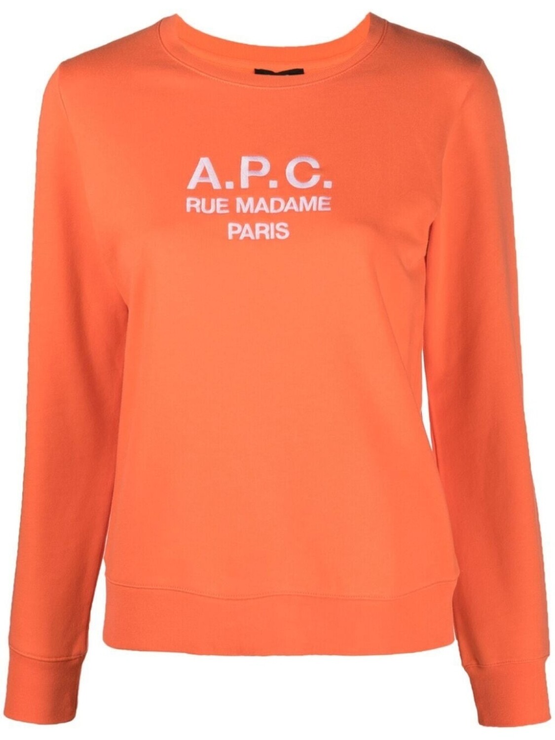 

Толстовка с вышитым логотипом A.P.C., оранжевый