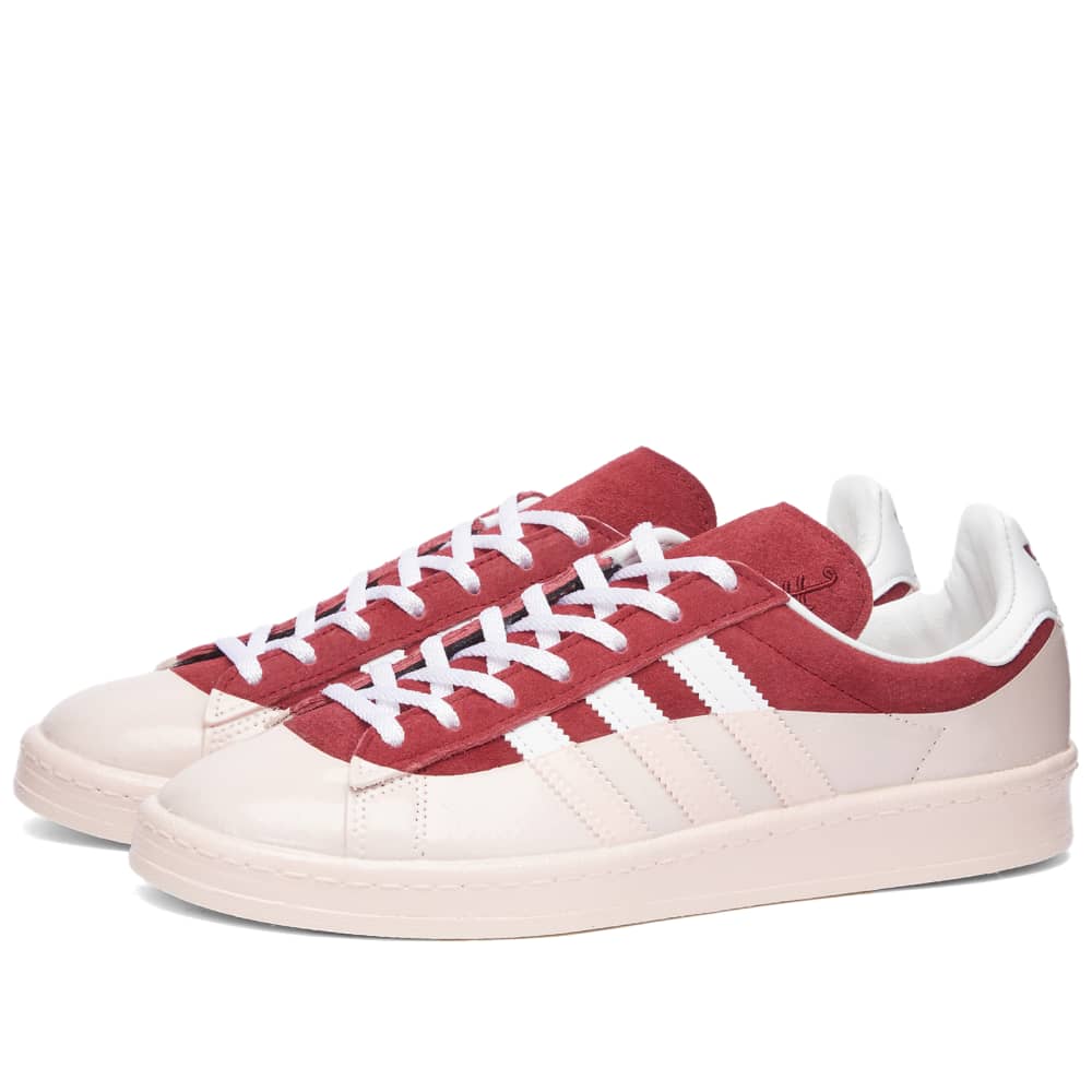 

Кроссовки Adidas x Cali Dewitt Campus 80s, светло-розовый/красный