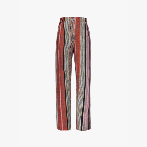 

Свободные брюки с металлическими полосками Missoni, мультиколор