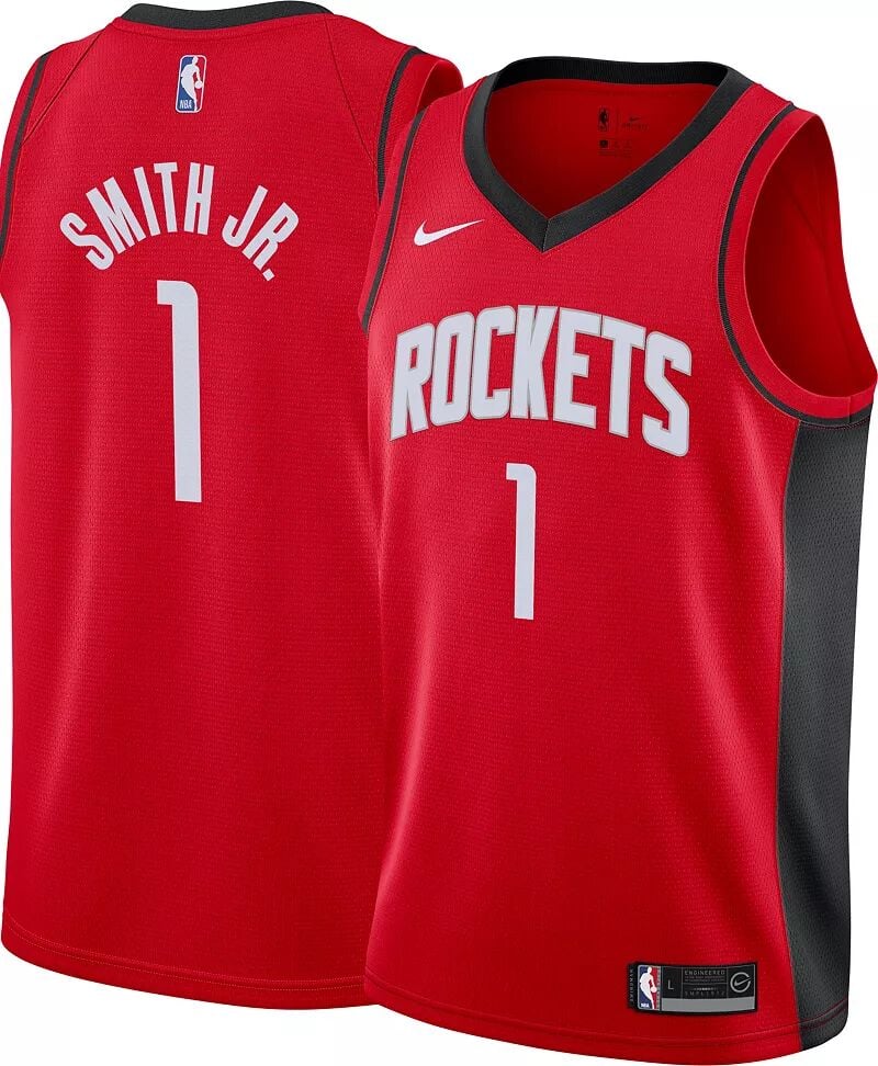 

Джерси Nike Youth Houston Rockets Jabari Smith #1 Swingman