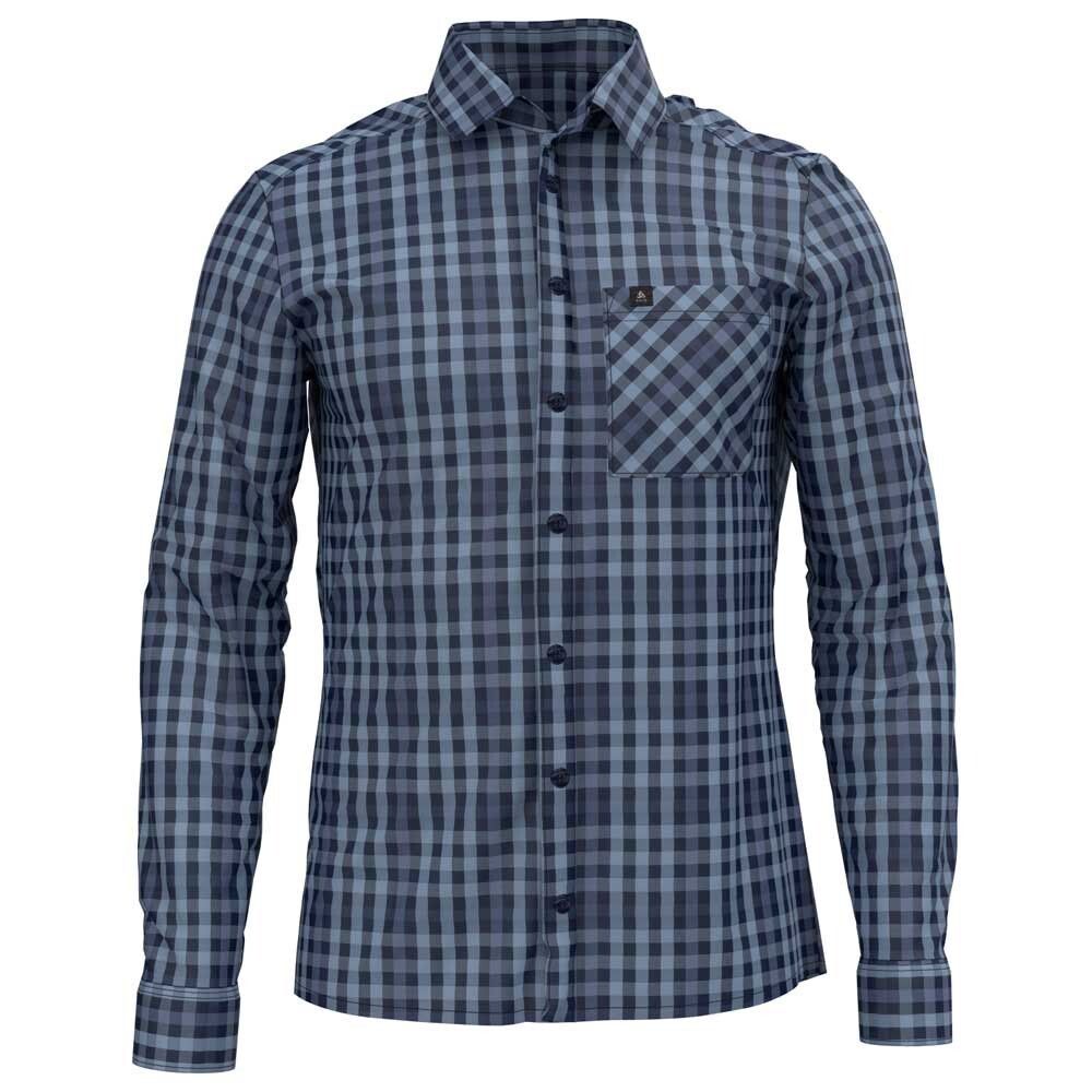 

Рубашка Odlo Nikko Check, синий