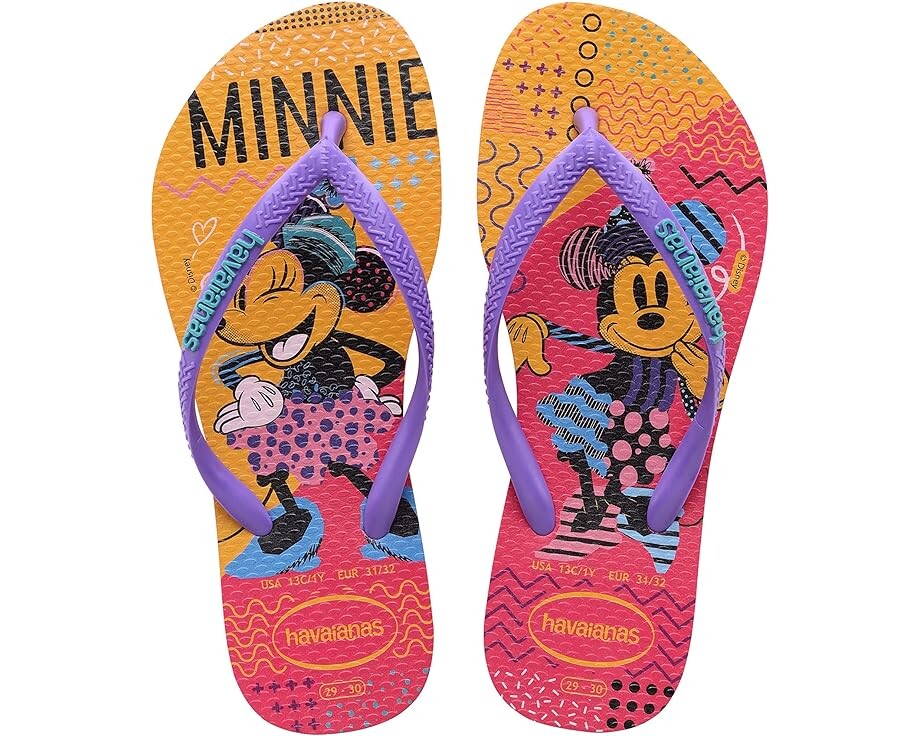 

Сандалии Havaianas Slim Disney Cool Flip Flops, цвет Pink Flux