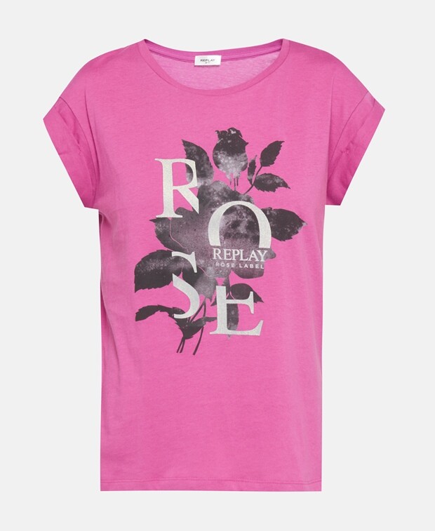 

Футболка Replay, античный розовый
