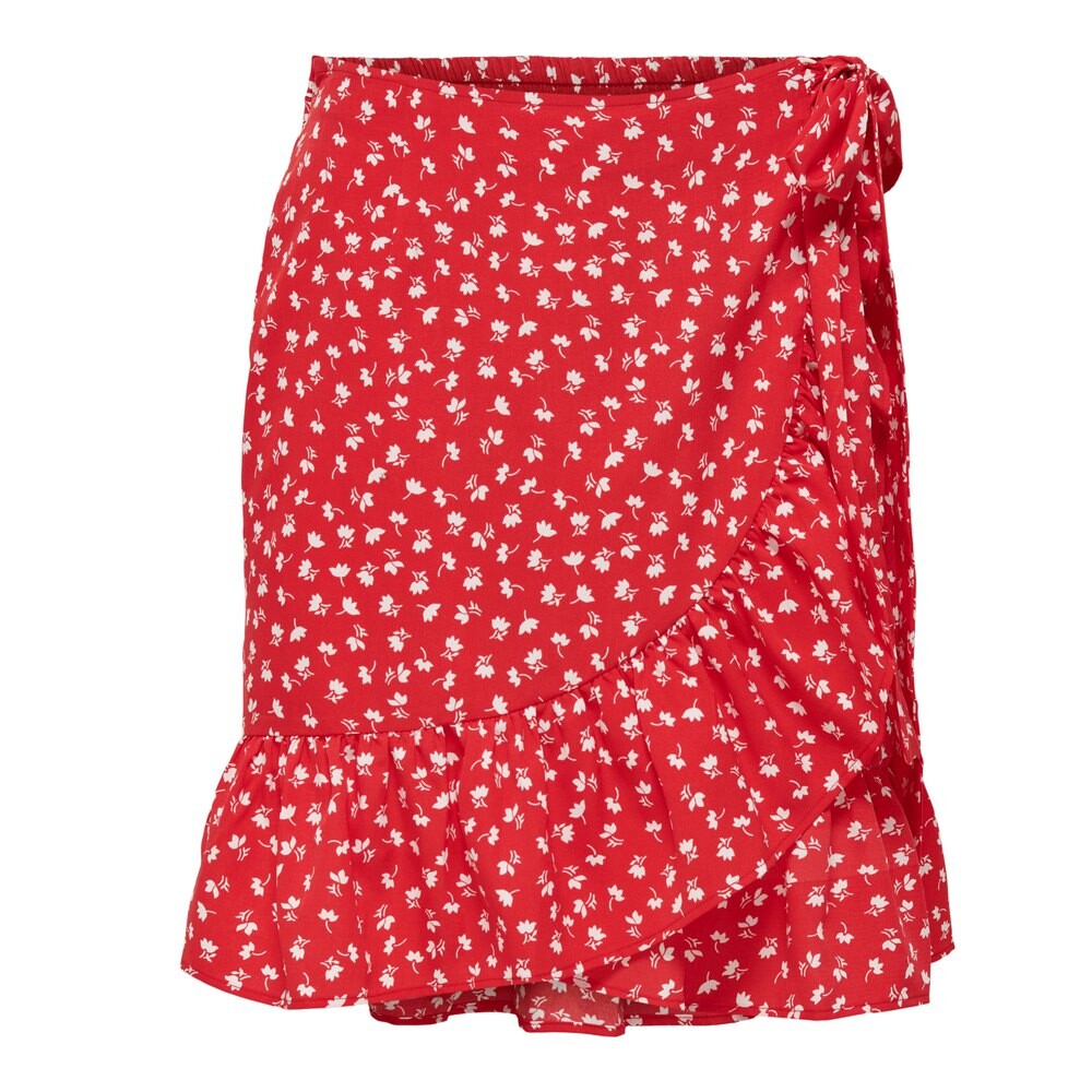 

Короткая юбка Only Olivia Wrap, красный