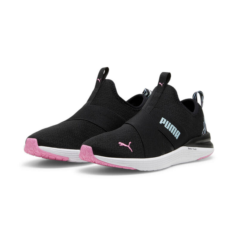 

Женские кроссовки без шнуровки Better Foam Prowl PUMA Black Fast Pink Dewdrop Blue