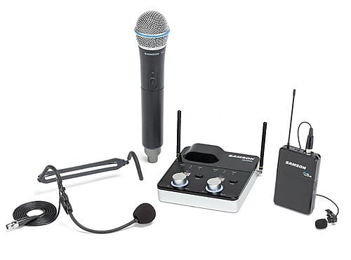 Беспроводная система Samson Concert 288m Dual-Channel All-in-One Wireless Microphone System (K Band)