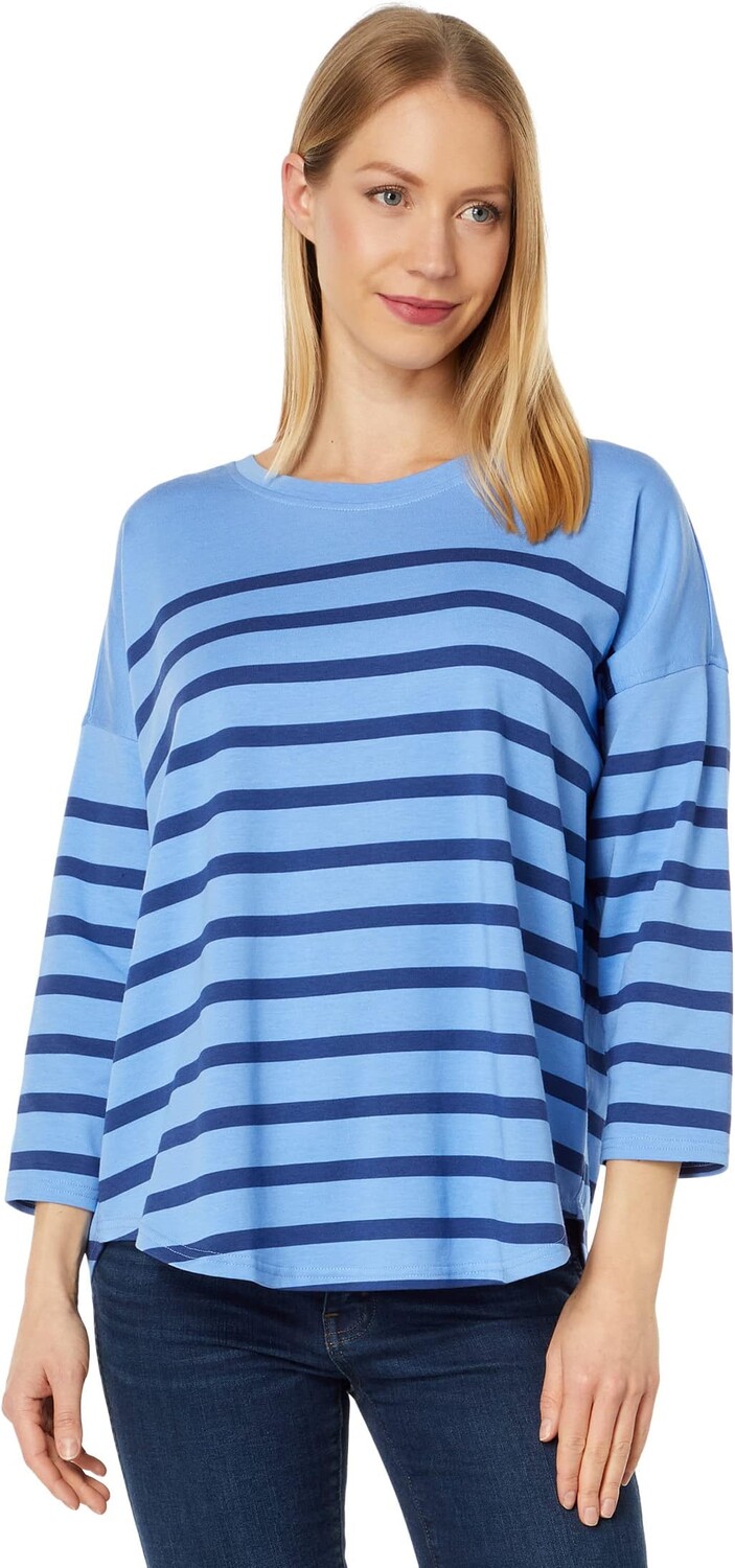 

Полосатая футболка Делюкс Vineyard Vines, цвет Stripe/Newport/Blue