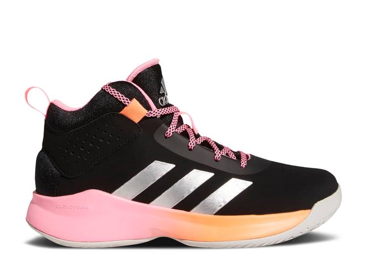 

Кроссовки Adidas CROSS 'EM UP 5 WIDE J 'BLACK BEAM PINK', черный