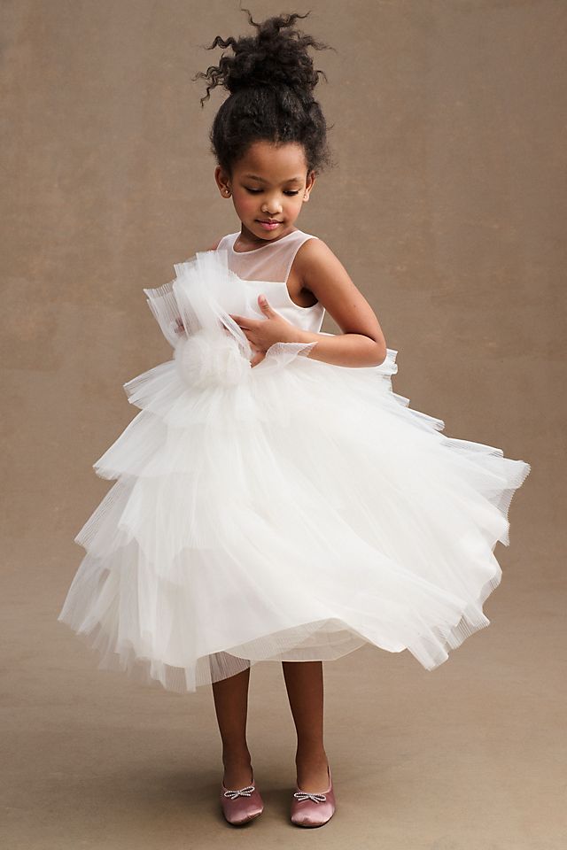 Платье Princess Daliana Leah Flower Girl, белый