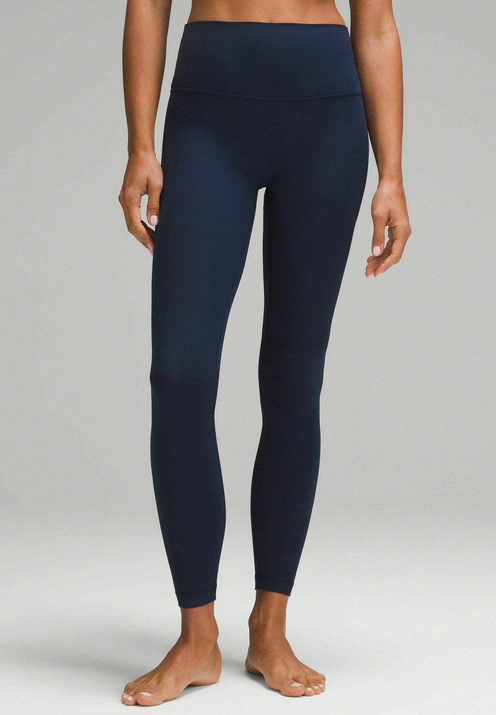 

Тайтсы Align Ribbed High-Rise 71Cm lululemon, цвет true navy