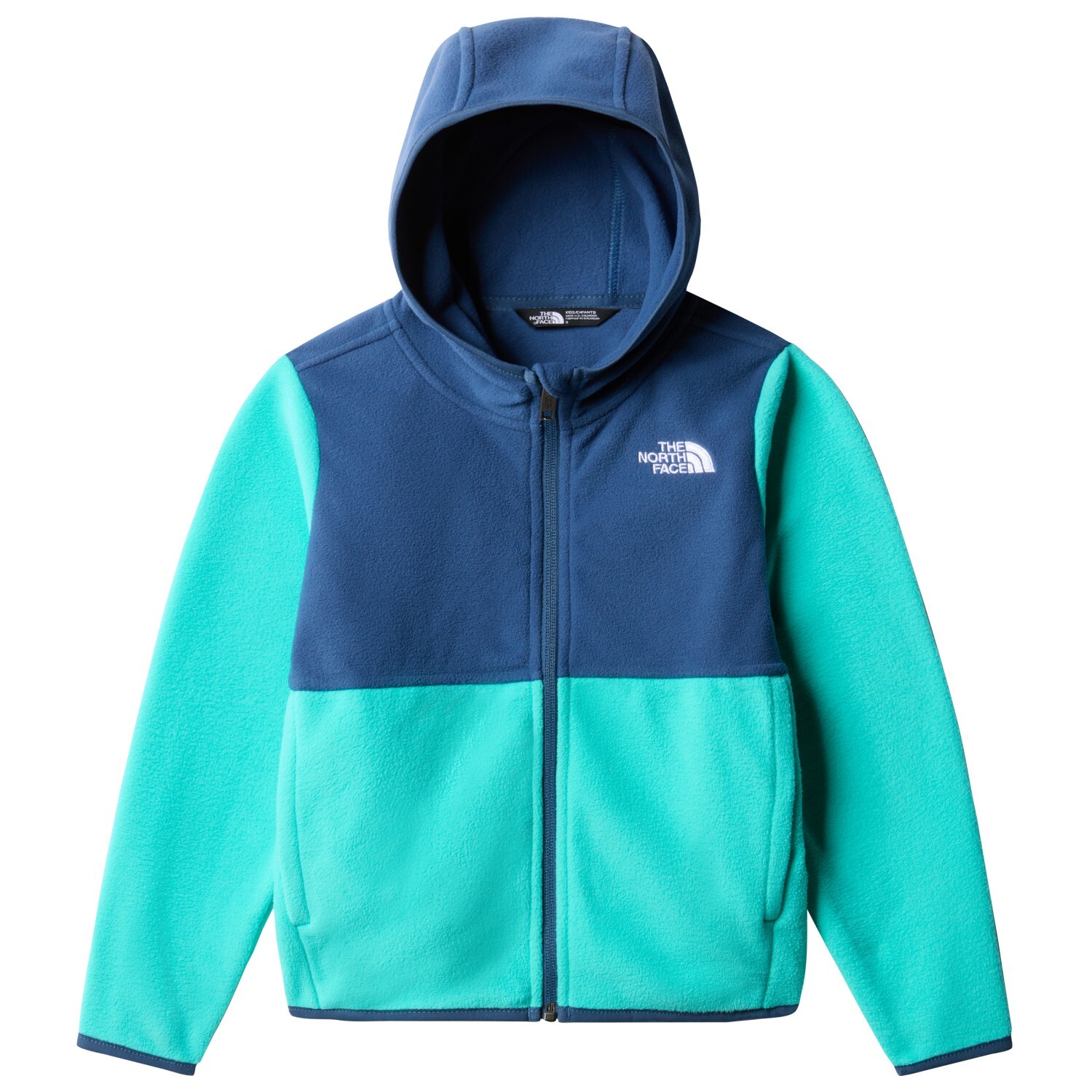 

Флисовая жилетка The North Face Kid's Glacier F/Z, цвет Geyser Aqua