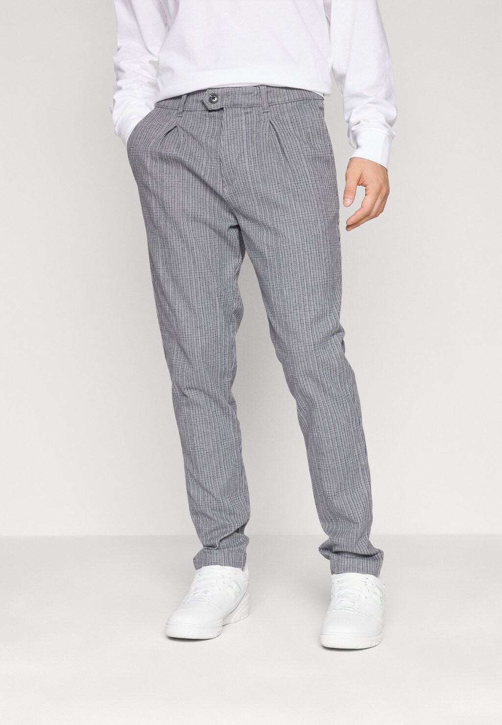 

Брюки JPSTACE JJHARVEY Jack & Jones, светло-серый меланж